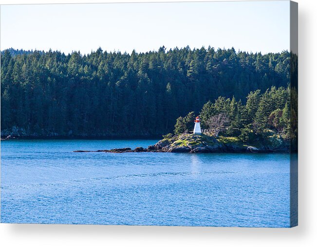 Bellingham Acrylic Print featuring the photograph Isle in Strait of Georgia by Judy Wright Lott