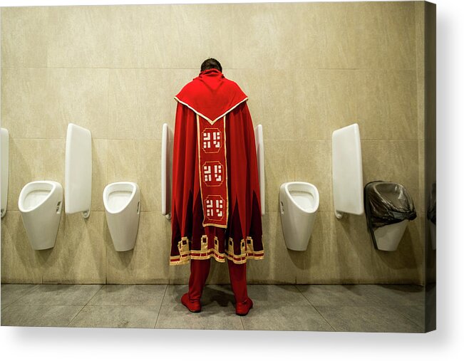 Humor Acrylic Print featuring the photograph It's Good To Be King! by Nikolaitsch