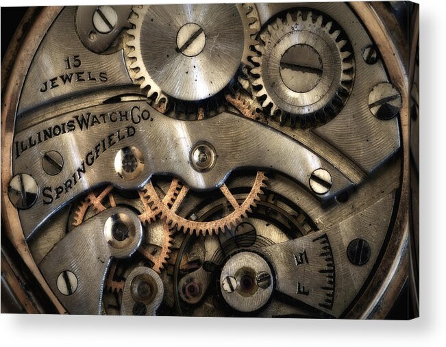 Time Acrylic Print featuring the photograph It's Time by Robert Woodward