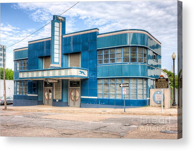 Clarence Holmes Acrylic Print featuring the photograph Jackson Mississippi Greyhound Bus Station I by Clarence Holmes
