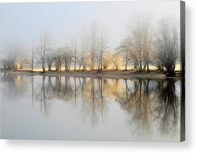 Morning Acrylic Print featuring the photograph January Morning by Bor