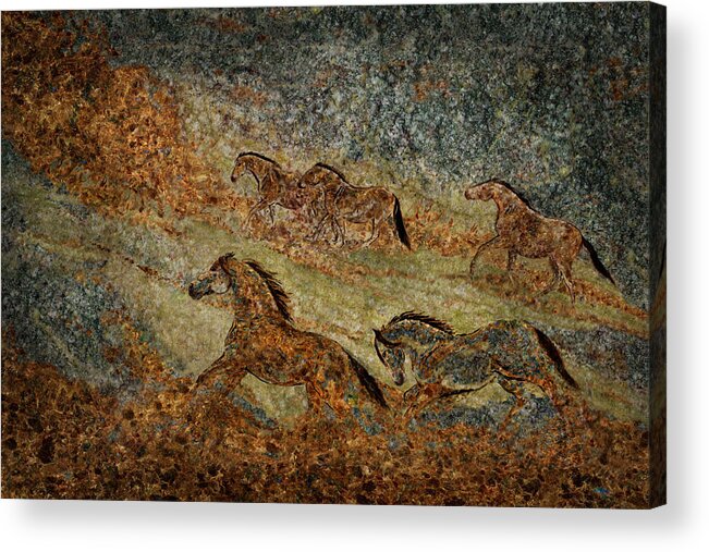 Horses Acrylic Print featuring the photograph Jewels of the Nile by Melinda Hughes-Berland