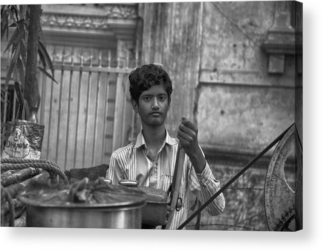 5d Mark Iii Acrylic Print featuring the photograph Juice Stand by John Hoey