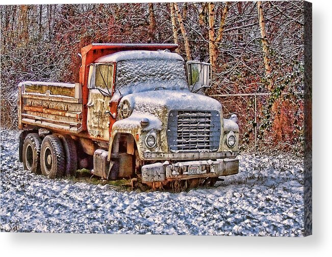 Truck Acrylic Print featuring the photograph Just Worn Out by Ron Roberts