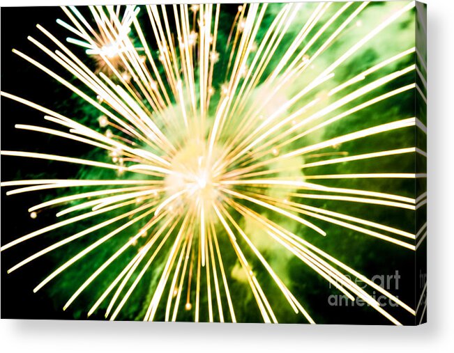 Firework Acrylic Print featuring the photograph Kaboom by Suzanne Luft