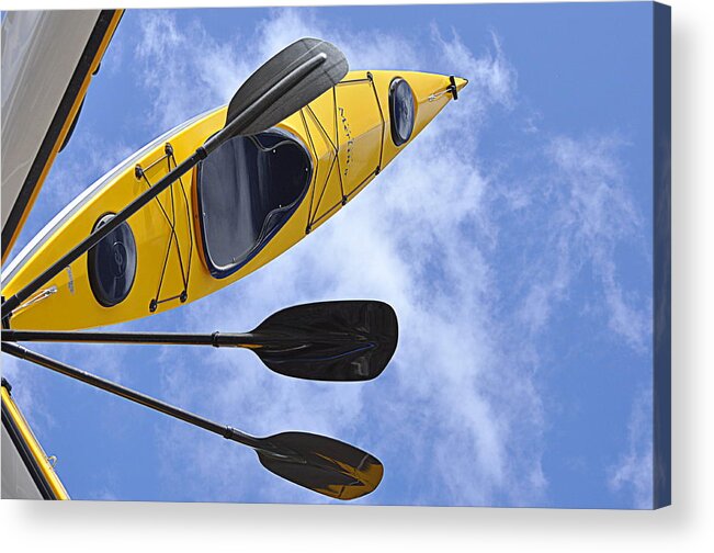 Scenic Acrylic Print featuring the photograph Kayak Art by AJ Schibig