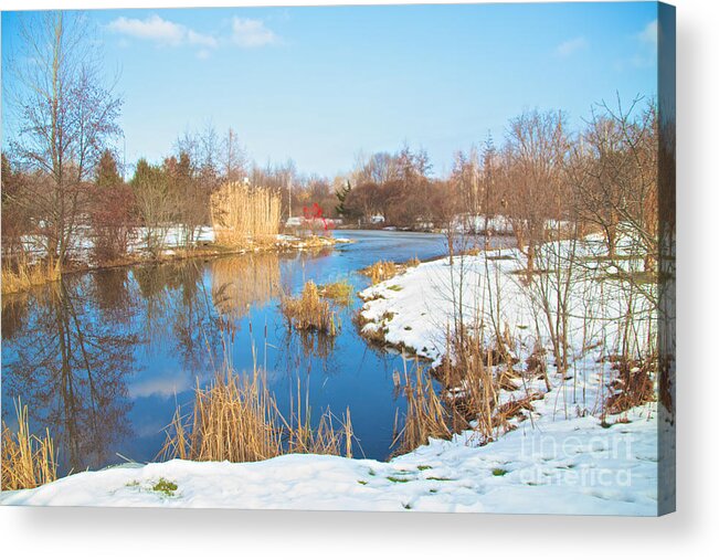 Water Acrylic Print featuring the photograph Kent Park by William Norton