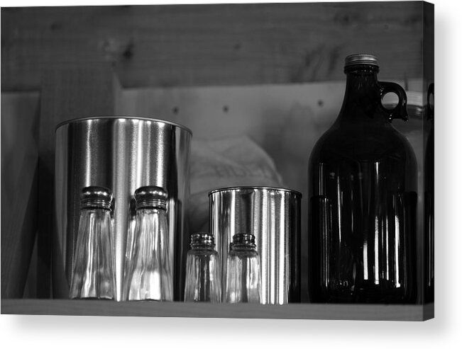 Salt And Pepper Shakers Acrylic Print featuring the photograph Kitchen by Harold E McCray