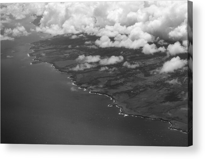 Hawaii Acrylic Print featuring the photograph Kona and Clouds by Bryant Coffey