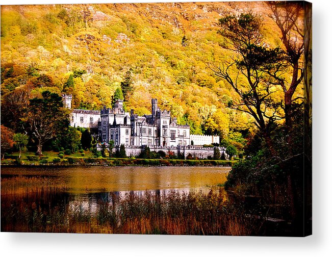 Irish Castle Acrylic Print featuring the photograph Kylemore Abbey by HweeYen Ong