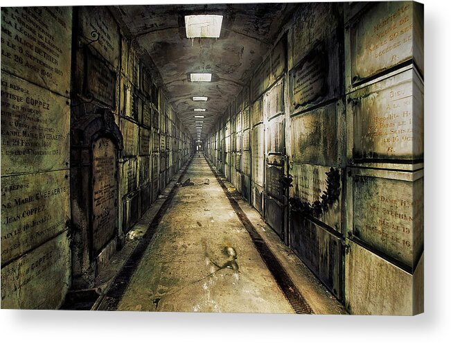 Crypt Acrylic Print featuring the photograph Lacrypt by Paul Boomsma
