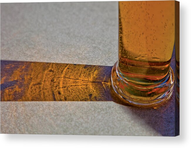 Lager Photographs Acrylic Print featuring the digital art Lager by David Davies