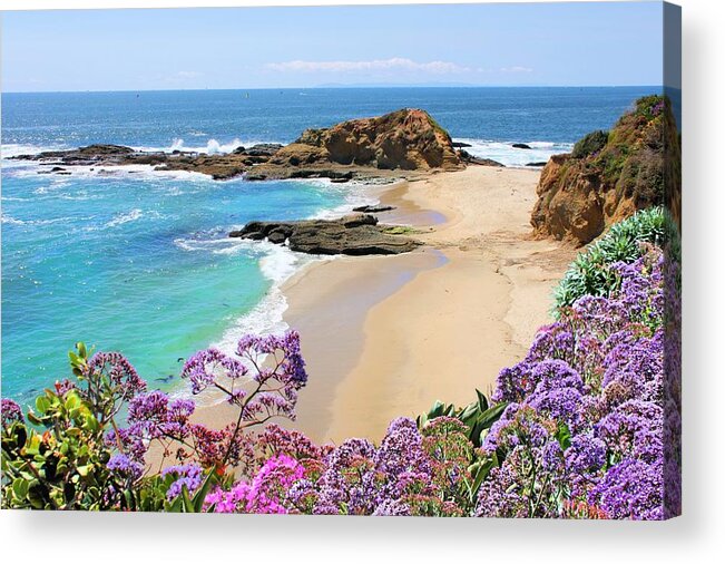 Beach Acrylic Print featuring the photograph Laguna Beach Coastline by Jane Girardot