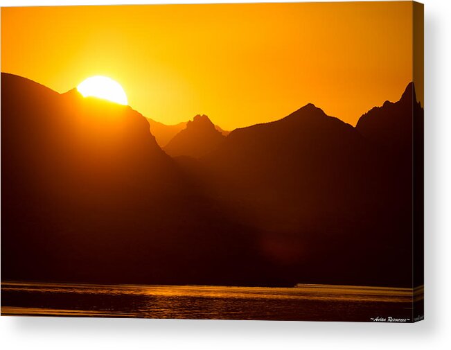 Lake Acrylic Print featuring the photograph Lake Havasu Sunrise 2 by Avian Resources