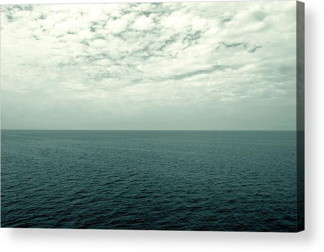 Lake Michigan Acrylic Print featuring the photograph Lake Michigan Midpoint 2.0 by Michelle Calkins
