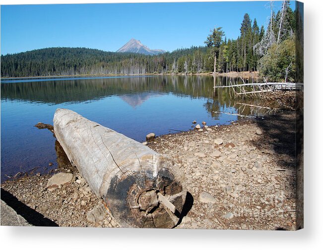 Lake Of The Woods Oregon Acrylic Print featuring the photograph Lake Of The Woods 3 by Debra Thompson