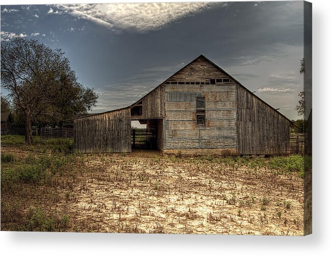 Barn Acrylic Print featuring the photograph Lake Worth Barn by Jonathan Davison