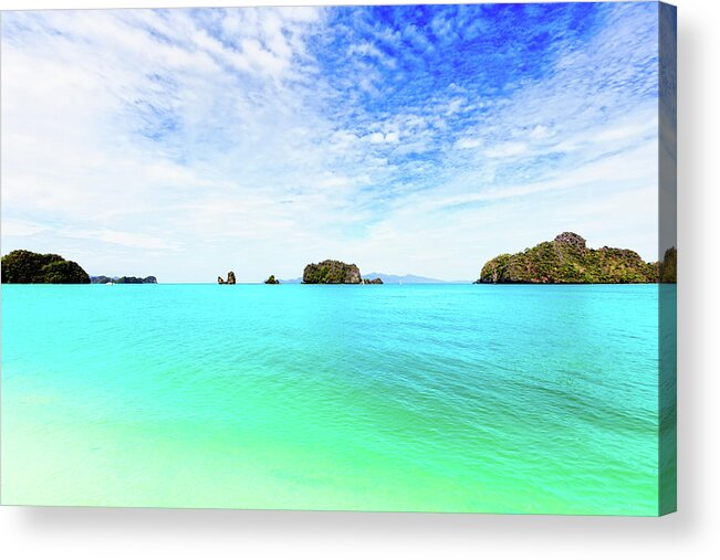 Scenics Acrylic Print featuring the photograph Langkawi Island, Malaysia by Fredfroese