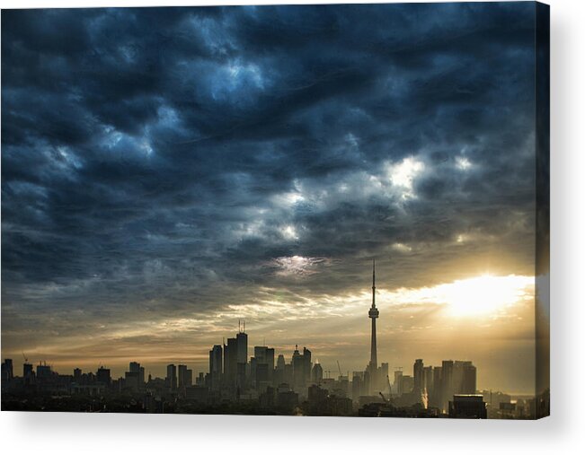 Toronto Acrylic Print featuring the photograph Last Sunrise Of Summer 2012 by Richard Gottardo - Info@richardgottardo.com