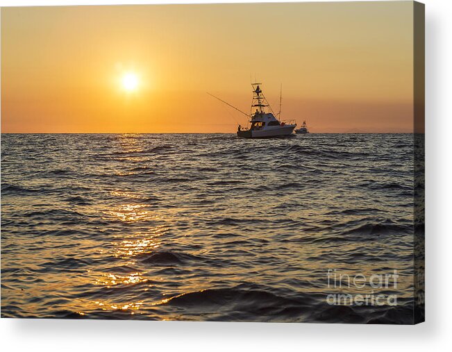 Sunset Acrylic Print featuring the photograph Late Shift by Scott Kerrigan