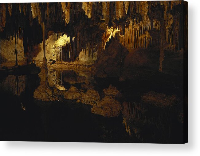 1975 Acrylic Print featuring the photograph Lehman Caves by Richard W Brooks