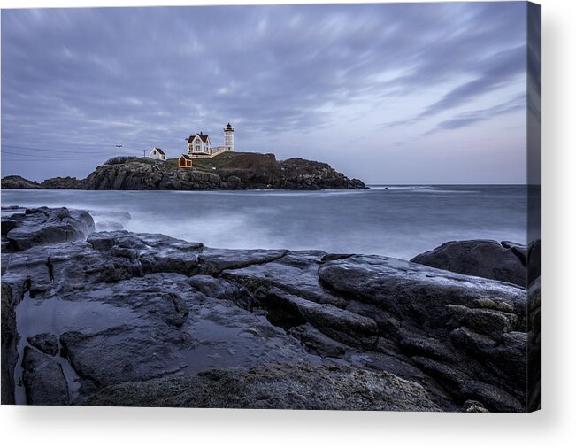 Nubble Acrylic Print featuring the photograph Light from a Distance  by Billy Bateman