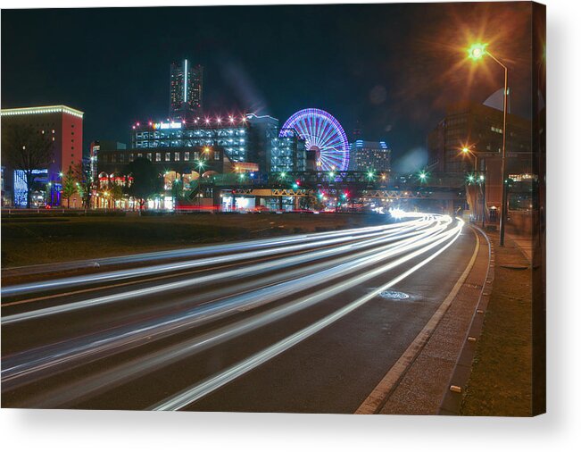 Tranquility Acrylic Print featuring the photograph Light Trails by Digipub