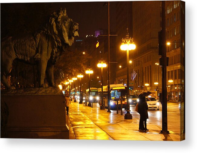 City Acrylic Print featuring the photograph LionsGate by Gregory Lafferty