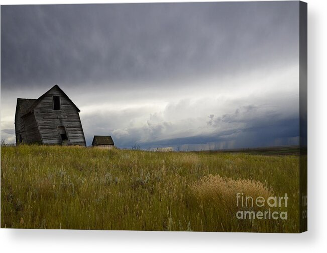 Homestead Acrylic Print featuring the photograph Little Remains by Bob Christopher