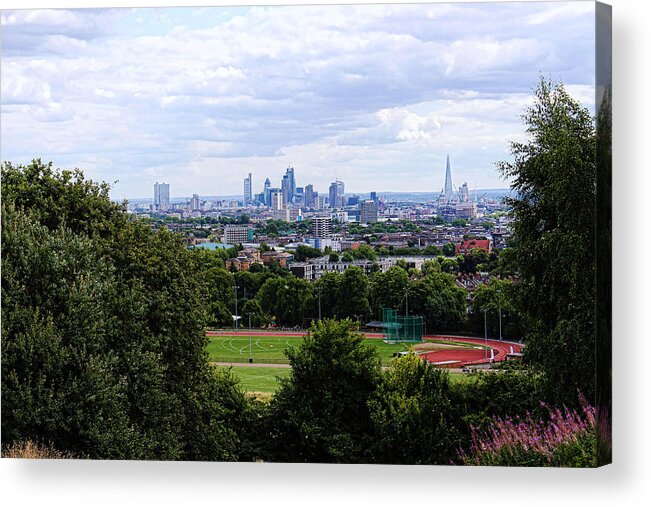 London Acrylic Print featuring the photograph London from Parliament Hill by Nicky Jameson