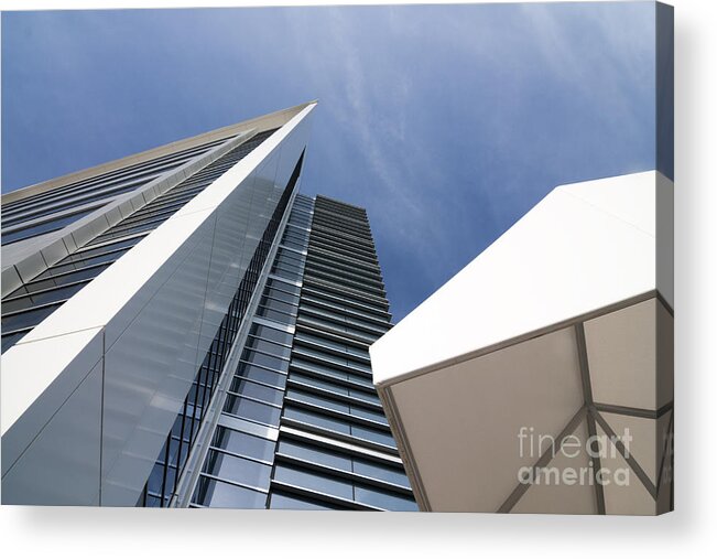 Arlington Heights Acrylic Print featuring the photograph Abstract Building by Patty Colabuono