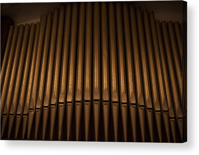 Organ Pipes Acrylic Print featuring the photograph Loud Pipes Saves Lives by Steve Gravano