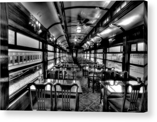 Strasburg Railroad Acrylic Print featuring the photograph Lounge car - 1668 by Paul W Faust - Impressions of Light