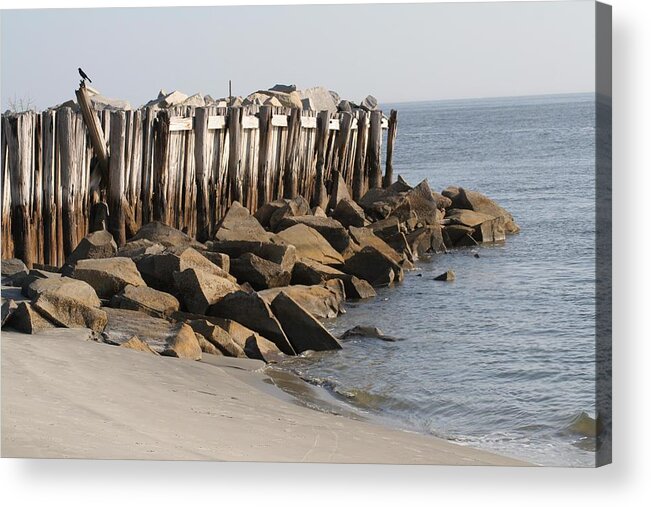 Station 12 Acrylic Print featuring the photograph Low Tide on Sullivans Island by Virginia Bond