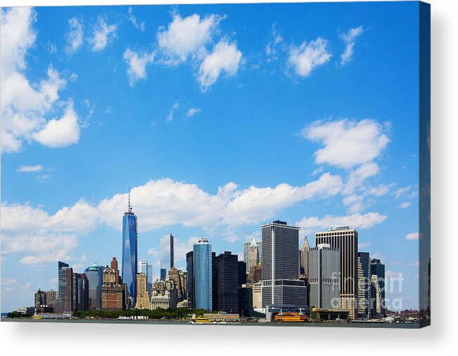 New York City Acrylic Print featuring the photograph Lower Manhattan New York City by Diane Diederich