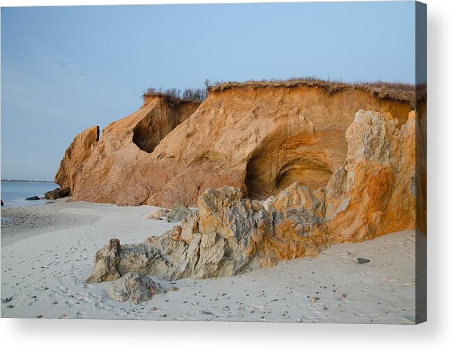 Cliff Acrylic Print featuring the photograph Lucy Vincent Cliff by Steve Myrick