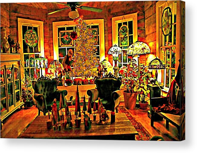 Magical Acrylic Print featuring the digital art Magical Place 1 by Carrie OBrien Sibley