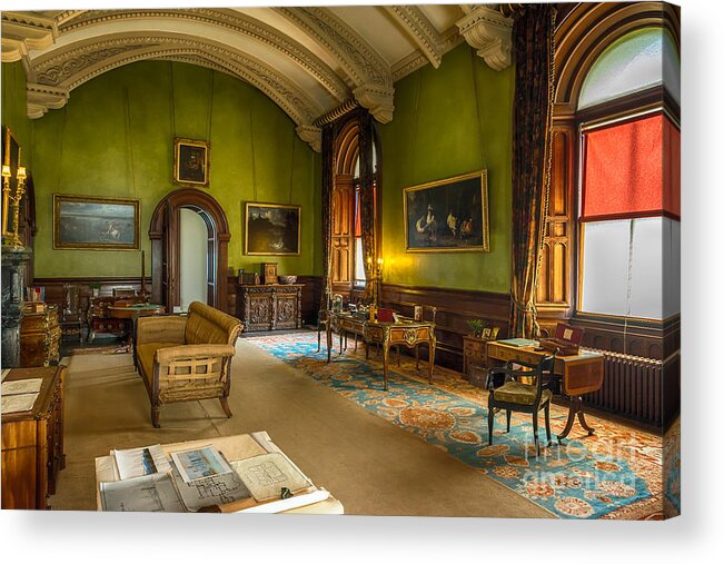 Mansion Lounge Acrylic Print featuring the photograph Mansion Lounge by Adrian Evans