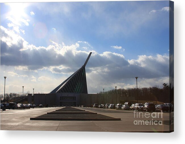 Marine Acrylic Print featuring the photograph Marine Corps Museum by Andrew Romer