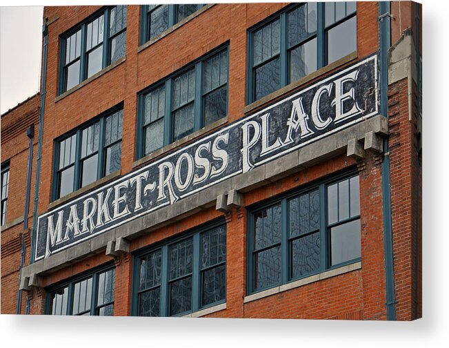 Market Ross Place Acrylic Print featuring the photograph Market Ross Place Dallas Texas by Jeanne May