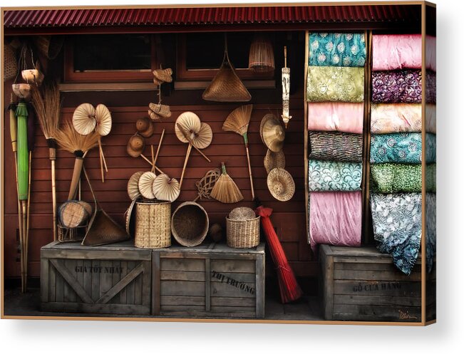 Marketplace Acrylic Print featuring the photograph Marketplace by Peggy Dietz