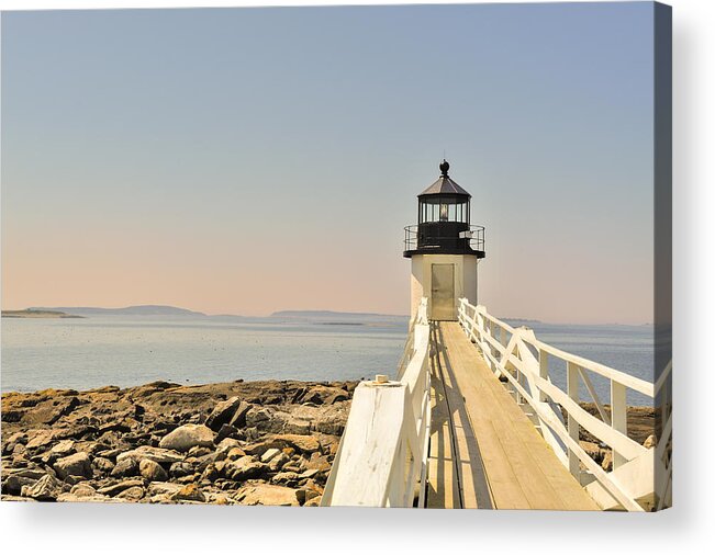 Marshall Point Lighthouse Acrylic Print featuring the photograph Marshall Point Lighthouse Maine by Marianne Campolongo