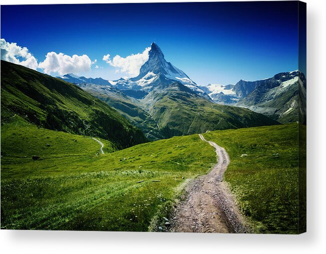 Landscape Acrylic Print featuring the photograph Matterhorn II by Juan Pablo De