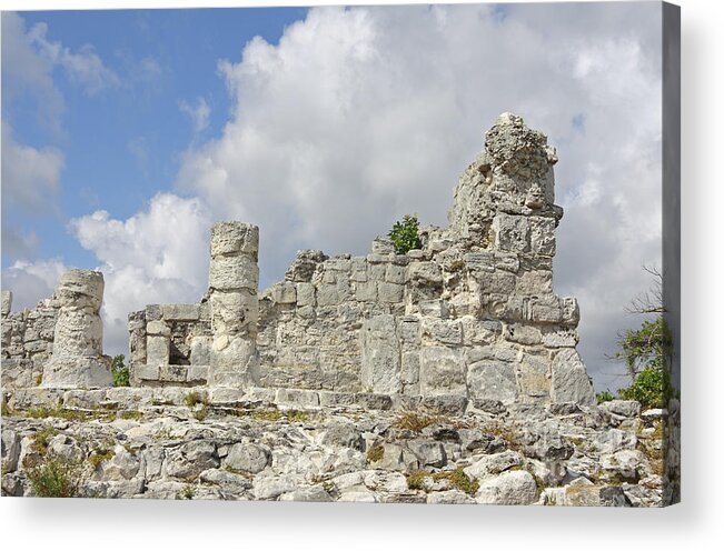 Mexico Acrylic Print featuring the photograph Mayan Ruins by Charline Xia