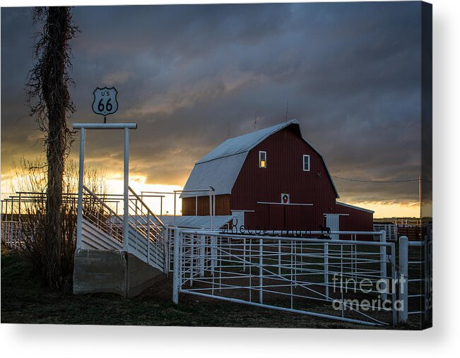Route 66 Acrylic Print featuring the photograph Memories on the Mother Road by Jim McCain