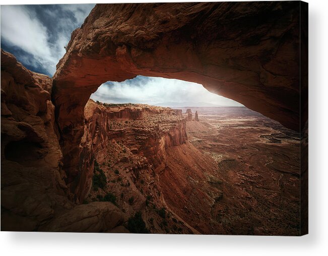 Arch Acrylic Print featuring the photograph Mesa Arch by Juan Pablo De