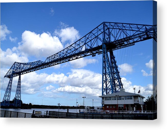 Middlesbrough Acrylic Print featuring the photograph Middlesbrough Transporter Bridge by Scott Lyons