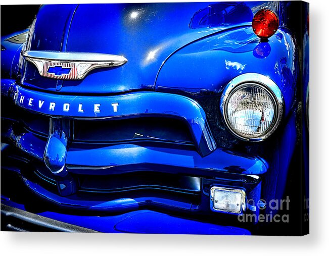 Chevrolet Acrylic Print featuring the photograph Midnight Chevrolet by Olivier Le Queinec