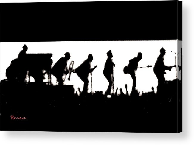 Music Acrylic Print featuring the photograph MIDNIGHT TRAIN to MEMPHIS by A L Sadie Reneau