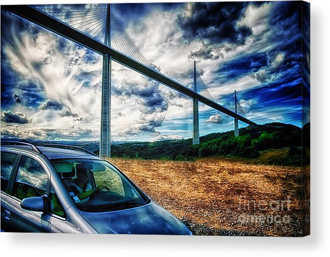  Acrylic Print featuring the photograph Millau En Haut by Jack Torcello